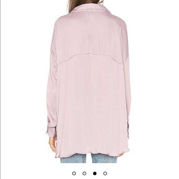 NWT free people satin popover tunic - Picture 2 of 5